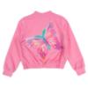 Picture of Daga Girls Pink Paradise Butterfly Applique Bomber Jacket - Fucsia Pink