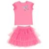 Picture of Daga Girls Pink Paradise Top & Tulle Skirt Set X 2 - Fucsia Pink