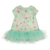 Picture of Daga Girls More Sugar AOP Print Tulle Hem Dress  - Fucsia Pink Green