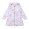 Picture of A Dee Heavenly Hydrangea Celine Print Frill Jacket - Bright White