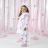 Picture of A Dee Heavenly Hydrangea Celine Print Frill Jacket - Bright White