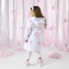 Picture of A Dee Heavenly Hydrangea Celine Print Frill Jacket - Bright White
