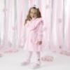 Picture of A Dee Heavenly Hydrangea Celine Print Frill Jacket - Pink Blossom