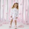 Picture of A Dee Heavenly Hydrangea Charlotte Print Hoody Cycling Short Set X 2 - Bright White
