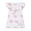 Picture of A Dee Heavenly Hydrangea Cali Sweat Dress With Large Bow - Bright White