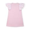 Picture of A Dee Heavenly Hydrangea Cali Sweat Dress With Large Bow - Pink Blossom