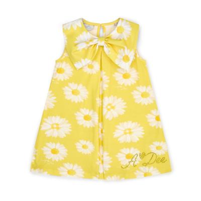 Picture of A Dee Daisy Dreamer Dottie Daisy Print A Line Dress - Daisy Yellow