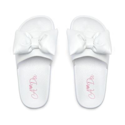 Picture of A Dee Bowty Big Bow Slider - Bright White