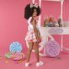 Picture of A Dee Lollipop Love Enya Stripe Skort Set X 2 - Bright White