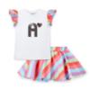 Picture of A Dee Lollipop Love Enya Stripe Skort Set X 2 - Bright White