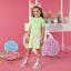 Picture of A Dee Lollipop Love Danica T-shirt Handbag Dress - Tropical Green