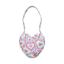 Picture of A Dee Pop Hearts Etta Heart Shape Handbag - Pink Gloss