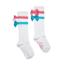 Picture of A Dee Pop Hearts Edith Double Bow Knee High Socks - Bright White 