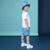 Picture of Mitch & Son JNR Harold Space Dye Logo T-shirt - Bright White