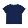 Picture of Mitch & Son JNR Harold Space Dye Logo T-shirt - Blue Navy