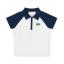 Picture of Mitch & Son JNR Harvey Nylon Sleve Polo - Bright White Navy
