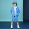 Picture of Mitch & Son JNR Harlow Space Dye Bucket Hat - Bright Blue