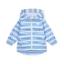 Picture of Mitch & Son Beyond Blue Frankie Stripe Hooded Summer Jacket - Sky Blue
