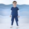 Picture of Mitch & Son Beyond Blue Frances Cut n Sew Tracksuit - Sailor Navy