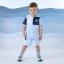 Picture of Mitch & Son Beyond Blue Finn Cut n Sew Hoodie & Short Set - Sky Blue