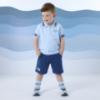 Picture of Mitch & Son Beyond Blue Ford Logo Polo Set - Sky Blue