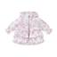 Picture of Little A Bunnies & Bows Abbie Hooded Bunny Print Bow Summer Jacket - Bright White
