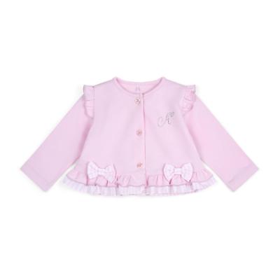 Picture of Little A Bunnies & Bows Ashleigh Bow Cardi - Pink Blossom