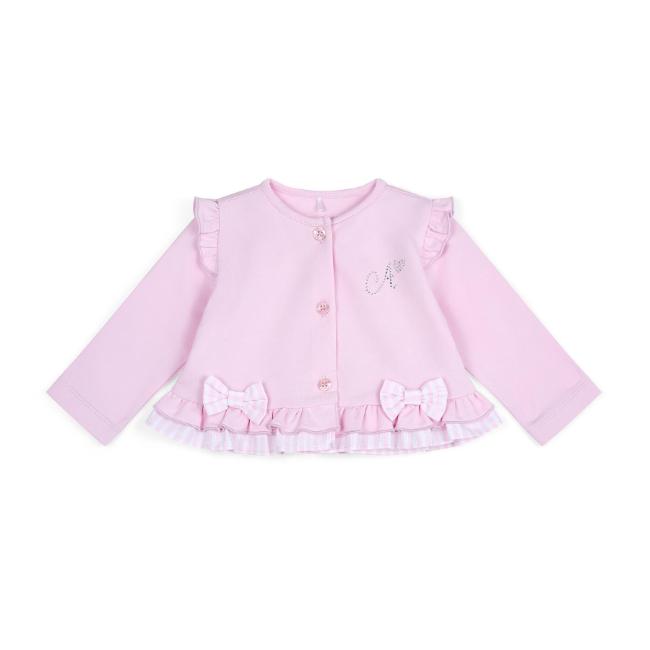 Picture of Little A Bunnies & Bows Ashleigh Bow Cardi - Pink Blossom