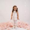 Picture of Little A Bunnies & Bows Bowie  Easy On Bow Trainer - Bright White