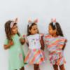Picture of A Dee Lollipop Love Enya Stripe Skort Set X 2 - Bright White