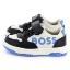 Picture of BOSS Boys Hook & Loop Logo Trainers - Blue