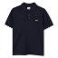 Picture of BOSS Boys Back Logo Polo Shirt - Navy Blue