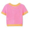 Picture of Billieblush Girls Crochet Knit Beach Shorts Set - Pink