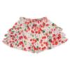 Picture of Daga Girls Fluffy Cherries Top & Ruffle Skort Set X 2 - White Red 
