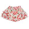 Picture of Daga Girls Fluffy Cherries Top & Ruffle Skort Set X 2 - White Red 
