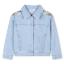 Picture of Billieblush Girls Denim Sequin Jacket - Blue