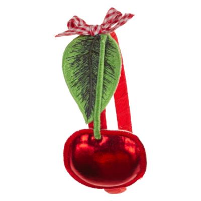 Picture of Daga Girls Fluffy Cherries Headband - Red Green