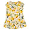 Picture of Daga Girls Sunny Lemons Hi Lo Print Tunic & Leggings Set X 2 - Ivory Yellow