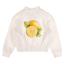 Picture of Daga Girls Sunny Lemons Sequin Applique Bomber Jacket - Ivory Yellow