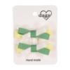 Picture of Daga Girls Sunny Lemons Hair Clips X 2 - Yellow Green