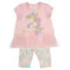 Picture of Daga Girls Unicorns Tunic & Print Legging Set X 2 - Pink Blue
