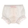 Picture of Miranda Baby Girls Plumetti & Lace Jampant Set X 2 - Ivory Pink