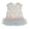 Picture of Daga Girls Unicorns AOP Print Tulle Hem Dress  - Blue Pink