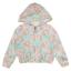 Picture of Daga Girls Unicorns AOP Print Hooded Bomber Jacket - Pink Blue