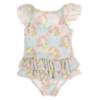 Picture of Daga Girls Unicorns  AOP Print Lycra Swimsuit  - Blue Pink