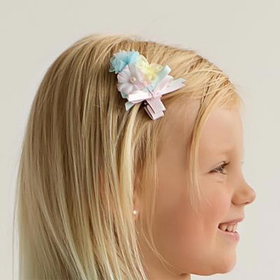 Picture of Daga Girls Unicorns Bows Large Hair Clip X 1 - Pink Blue