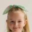 Picture of Daga Girls More Sugar Soft Know Bow Headband - Green Fuchsia