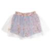 Picture of Daga Girls Flowers Applique Top & Tulle Skort Set X 2 - White Pink Blue 