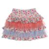 Picture of Daga Girls Flowers Applique Top & Ruffle Skirt Set X 2 - White Pink Blue 