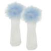 Picture of Daga Girls  Ankle Socks With Tulle - White Blue